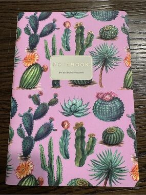 3 for $15 BV by Bruno Visconti A5 Journal Cactus on Rose Gold Foil NEW